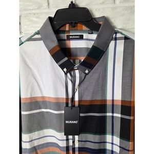 NWT Murano long sleeve shirt Men's size 4XB Big Colorblock Button up